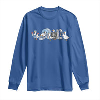 Radiologic Technologist Goose Long Sleeve Shirt Funny X-Ray Tech CT MRI Gooses