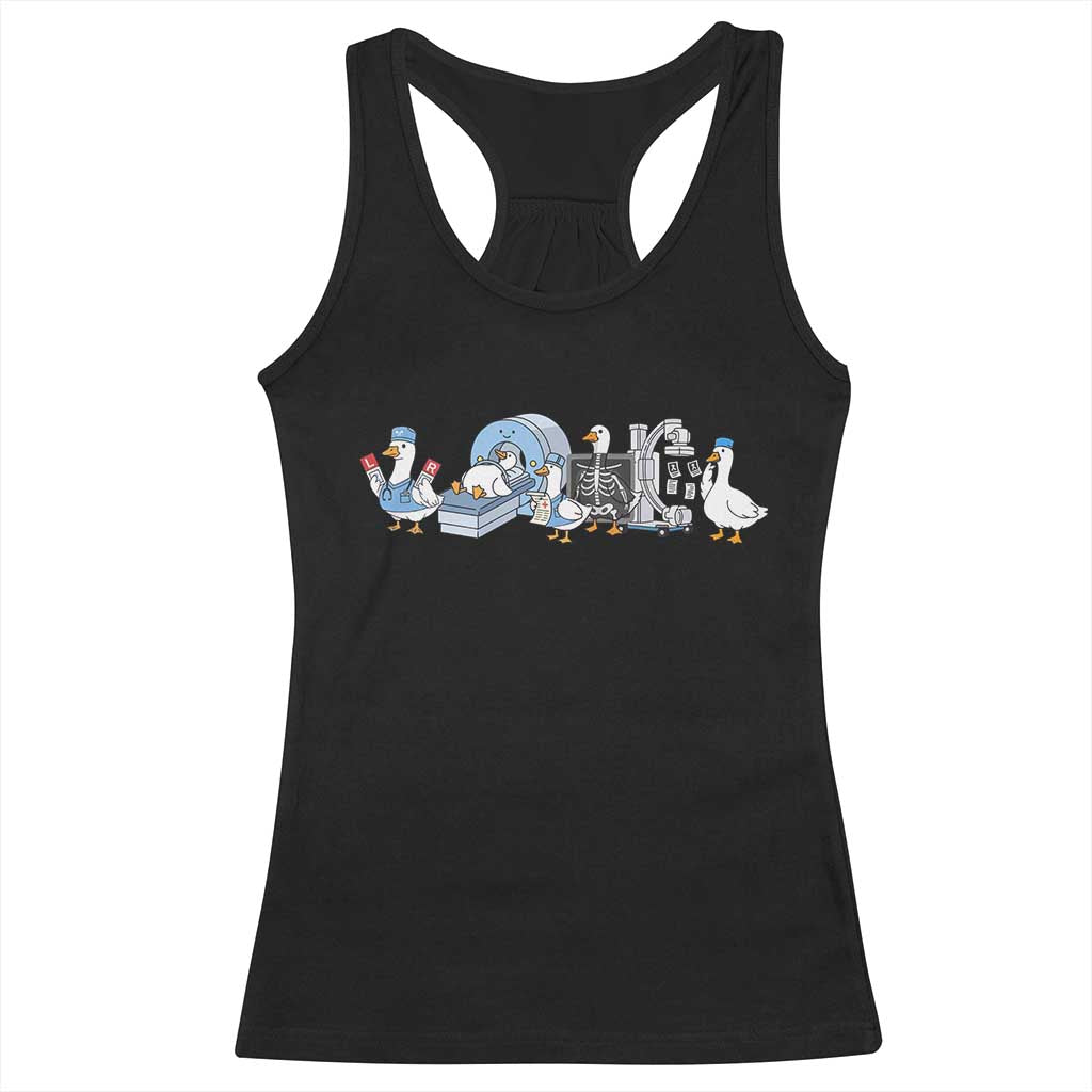 Radiologic Technologist Goose Racerback Tank Top Funny X-Ray Tech CT MRI Gooses
