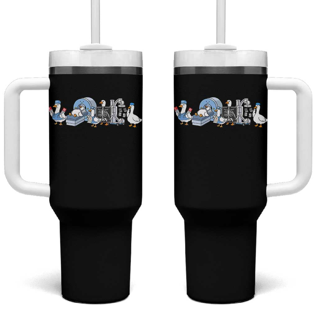 Radiologic Technologist Goose Tumbler With Handle Funny X-Ray Tech CT MRI Gooses