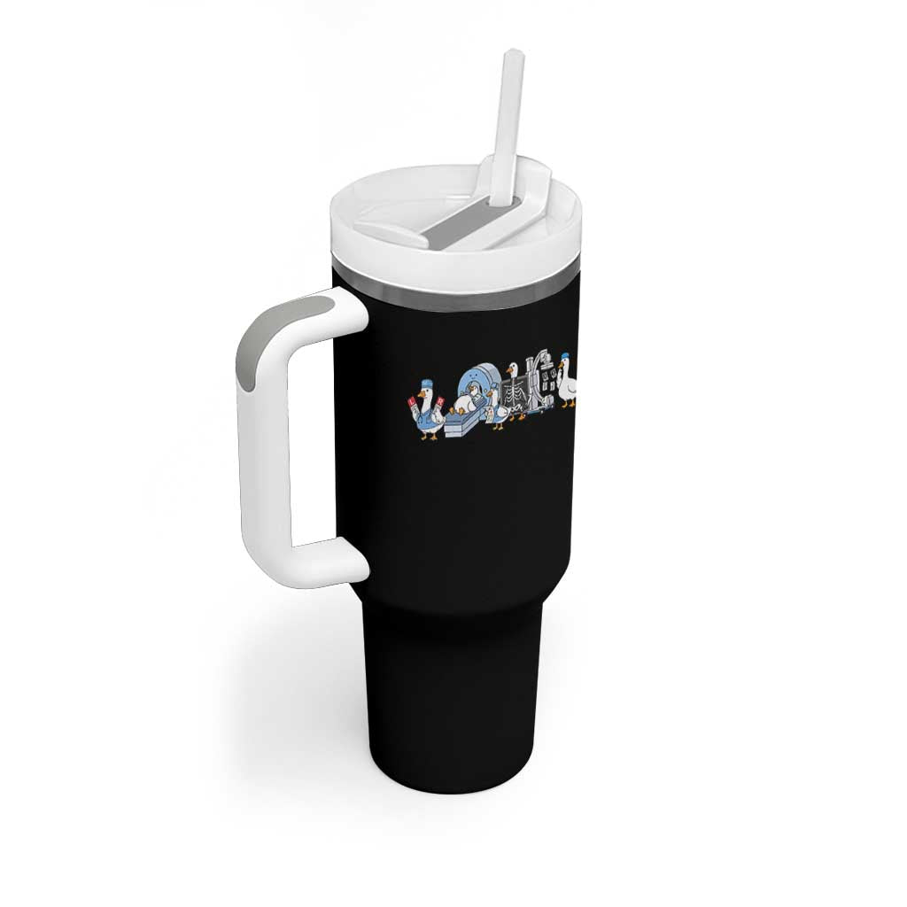 Radiologic Technologist Goose Tumbler With Handle Funny X-Ray Tech CT MRI Gooses
