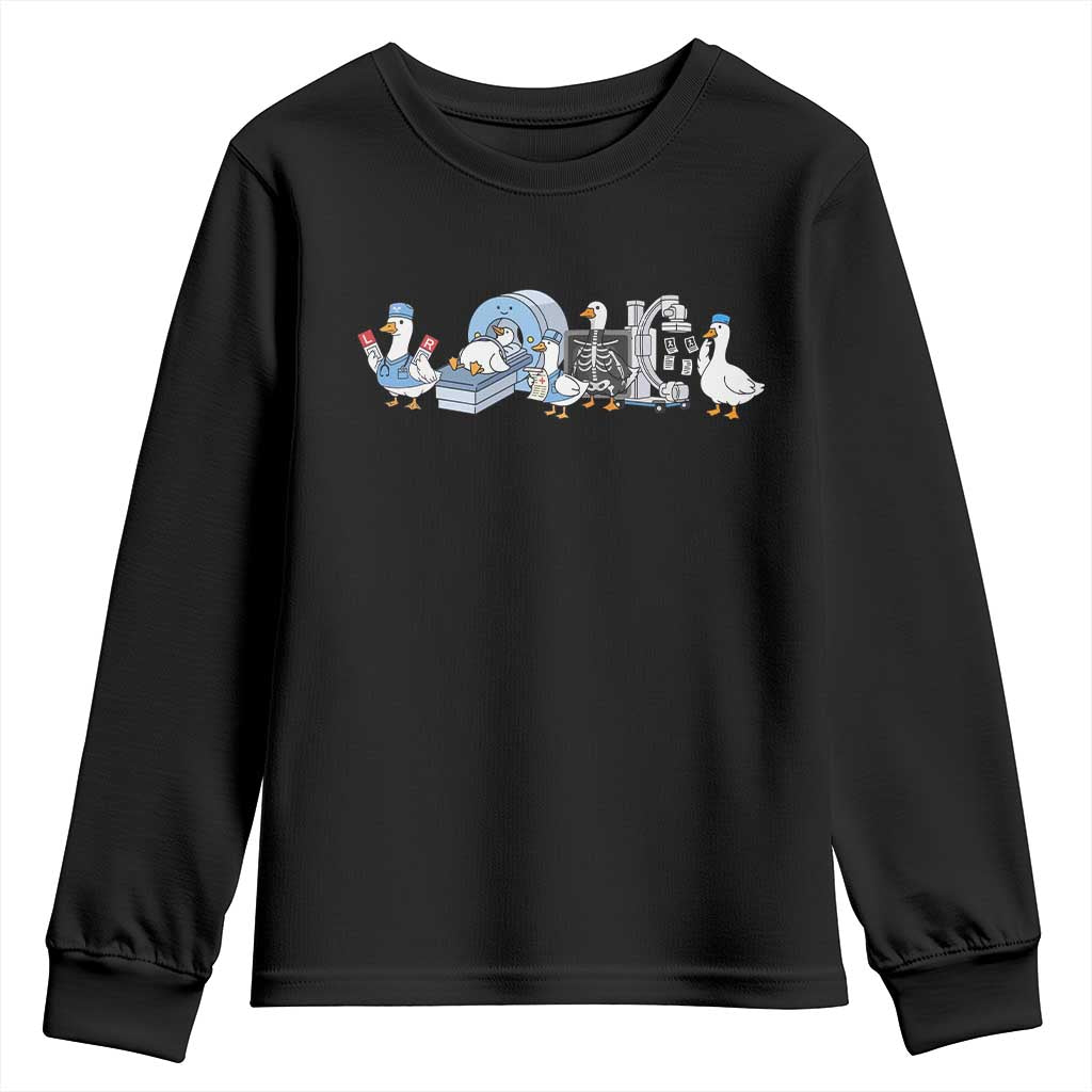 Radiologic Technologist Goose Youth Sweatshirt Funny X-Ray Tech CT MRI Gooses