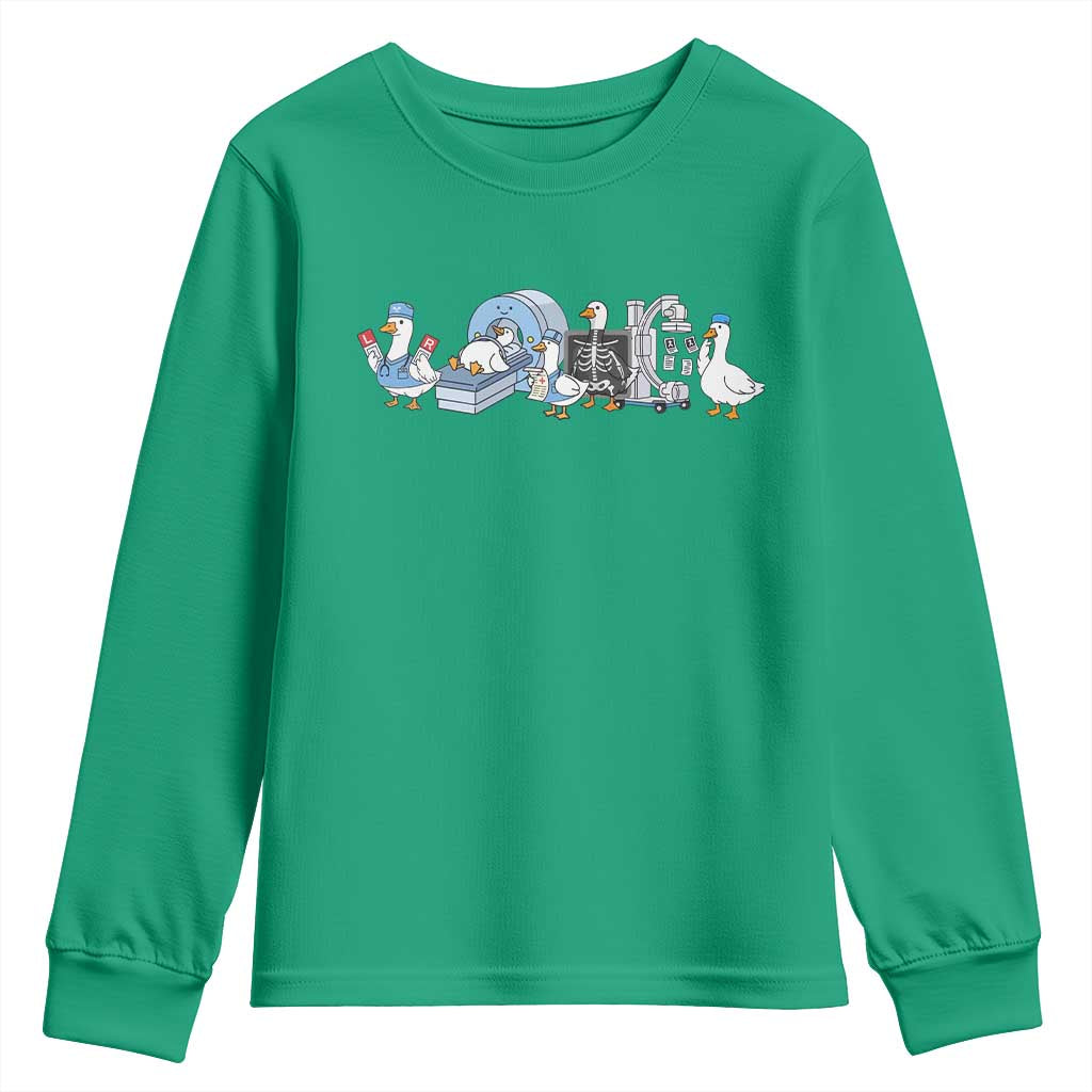 Radiologic Technologist Goose Youth Sweatshirt Funny X-Ray Tech CT MRI Gooses
