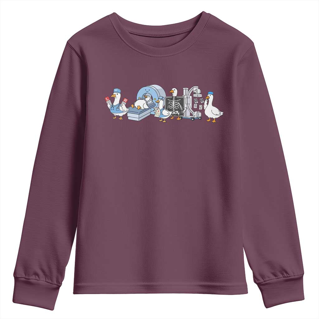 Radiologic Technologist Goose Youth Sweatshirt Funny X-Ray Tech CT MRI Gooses