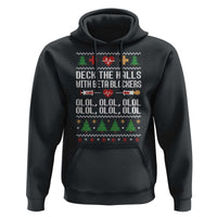 Funny Nurse Ugly Xmas Hoodie Deck The Hall With Beta Blockers - Wonder Print Shop