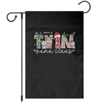 Christmas Twin Mama Claus Garden Flag Pregnancy Announcement - Wonder Print Shop