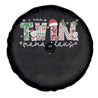 Christmas Twin Mama Claus Spare Tire Cover Pregnancy Announcement - Wonder Print Shop