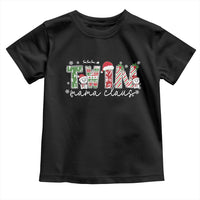 Christmas Twin Mama Claus Toddler T Shirt Pregnancy Announcement - Wonder Print Shop