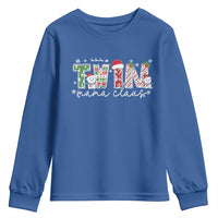 Christmas Twin Mama Claus Youth Sweatshirt Pregnancy Announcement - Wonder Print Shop