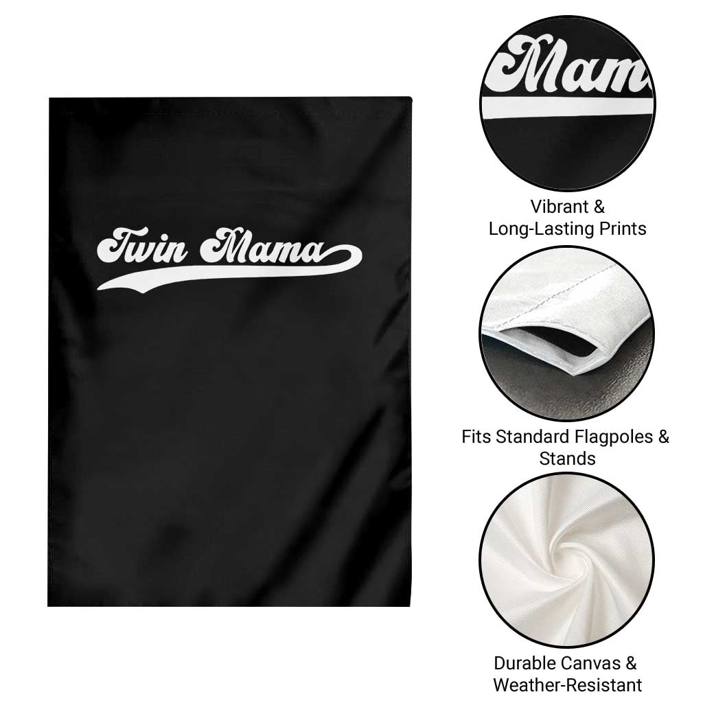 Twin Mama Garden Flag Pregnancy Announcement New Mom Gift