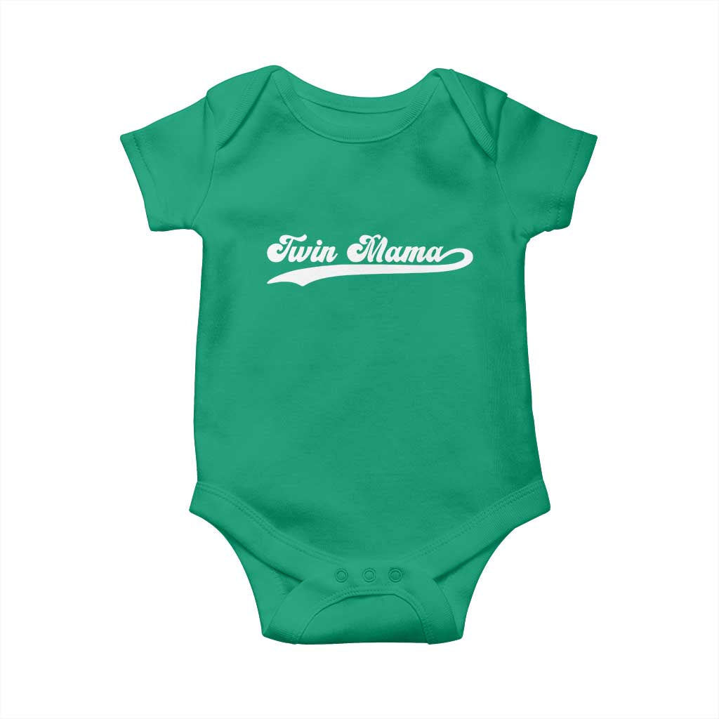 Twin Mama Baby Onesie Pregnancy Announcement New Mom Gift