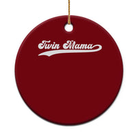 Twin Mama Ceramic Ornament Pregnancy Announcement New Mom Gift