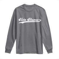 Twin Mama Long Sleeve Shirt Pregnancy Announcement New Mom Gift