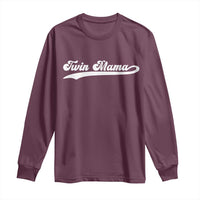 Twin Mama Long Sleeve Shirt Pregnancy Announcement New Mom Gift