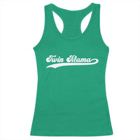 Twin Mama Racerback Tank Top Pregnancy Announcement New Mom Gift