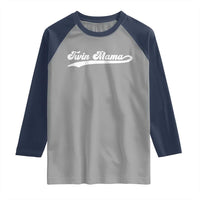 Twin Mama Raglan Shirt Pregnancy Announcement New Mom Gift
