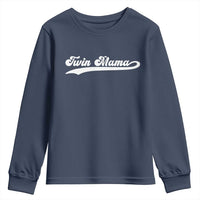 Twin Mama Youth Sweatshirt Pregnancy Announcement New Mom Gift