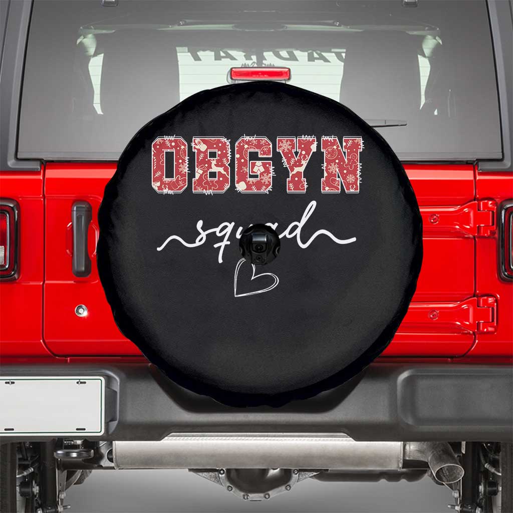 Christmas OBGYN Squad Spare Tire Cover Obstetrics And Gynecology Nurse - Wonder Print Shop