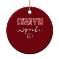 Christmas OBGYN Squad Ceramic Ornament Obstetrics And Gynecology Nurse - Wonder Print Shop