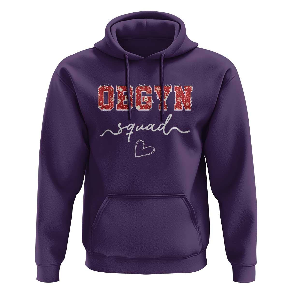 Christmas OBGYN Squad Hoodie Obstetrics And Gynecology Nurse - Wonder Print Shop