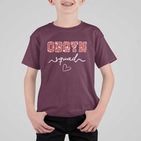 Christmas OBGYN Squad T Shirt For Kid Obstetrics And Gynecology Nurse - Wonder Print Shop