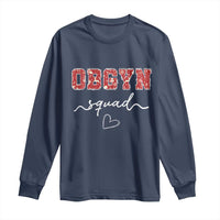 Christmas OBGYN Squad Long Sleeve Shirt Obstetrics And Gynecology Nurse - Wonder Print Shop