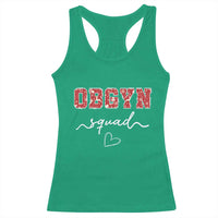 Christmas OBGYN Squad Racerback Tank Top Obstetrics And Gynecology Nurse - Wonder Print Shop