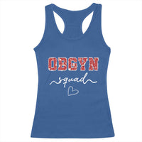 Christmas OBGYN Squad Racerback Tank Top Obstetrics And Gynecology Nurse - Wonder Print Shop