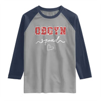 Christmas OBGYN Squad Raglan Shirt Obstetrics And Gynecology Nurse - Wonder Print Shop