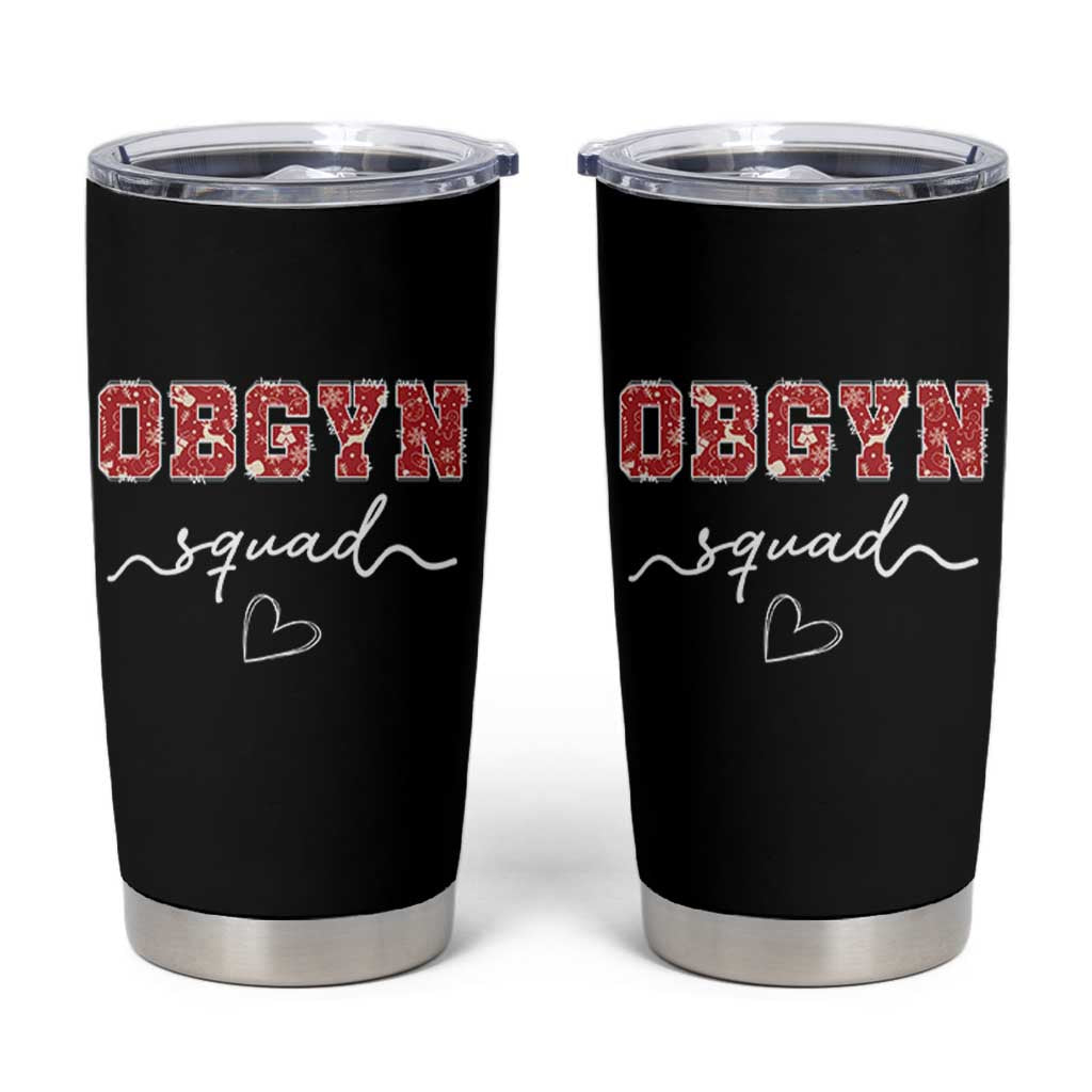 Christmas OBGYN Squad Tumbler Cup Obstetrics And Gynecology Nurse - Wonder Print Shop