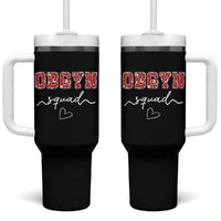 Christmas OBGYN Squad Tumbler With Handle Obstetrics And Gynecology Nurse - Wonder Print Shop