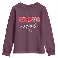 Christmas OBGYN Squad Youth Sweatshirt Obstetrics And Gynecology Nurse - Wonder Print Shop