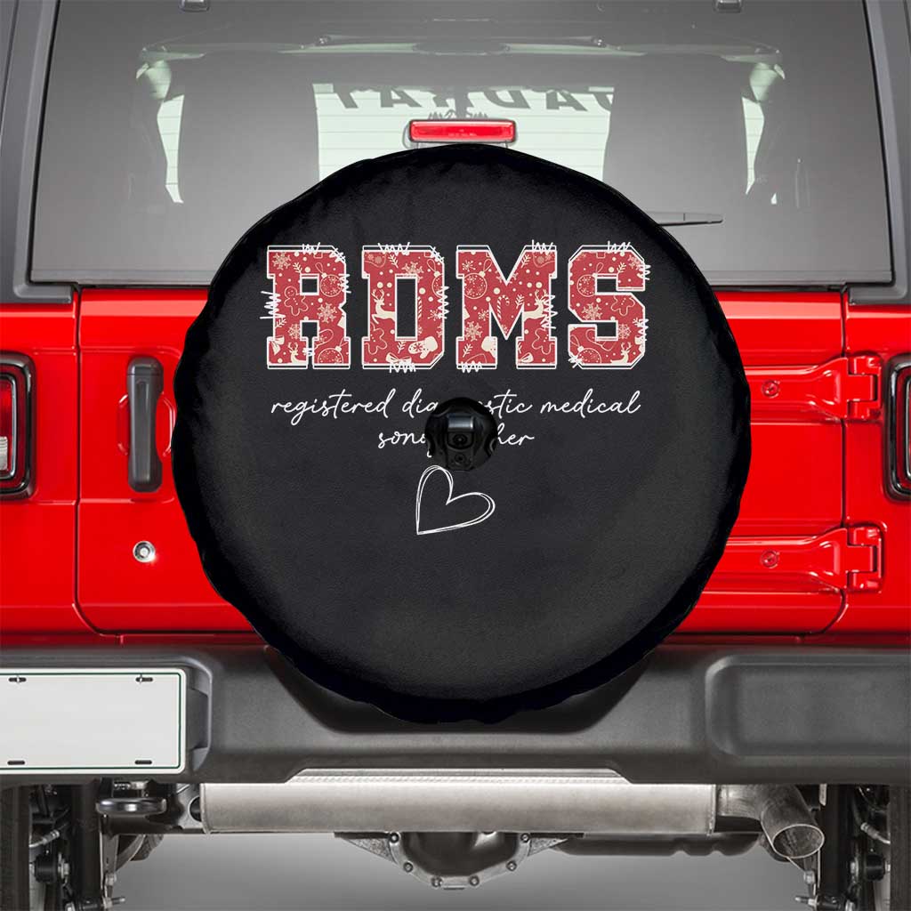 Christmas Sonographer Spare Tire Cover RDMS Ultrasound Tech Technologist Gift - Wonder Print Shop