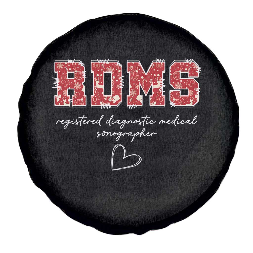Christmas Sonographer Spare Tire Cover RDMS Ultrasound Tech Technologist Gift - Wonder Print Shop