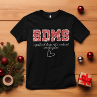 Christmas Sonographer T Shirt RDMS Ultrasound Tech Technologist Gift - Wonder Print Shop