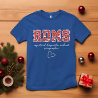 Christmas Sonographer T Shirt RDMS Ultrasound Tech Technologist Gift - Wonder Print Shop