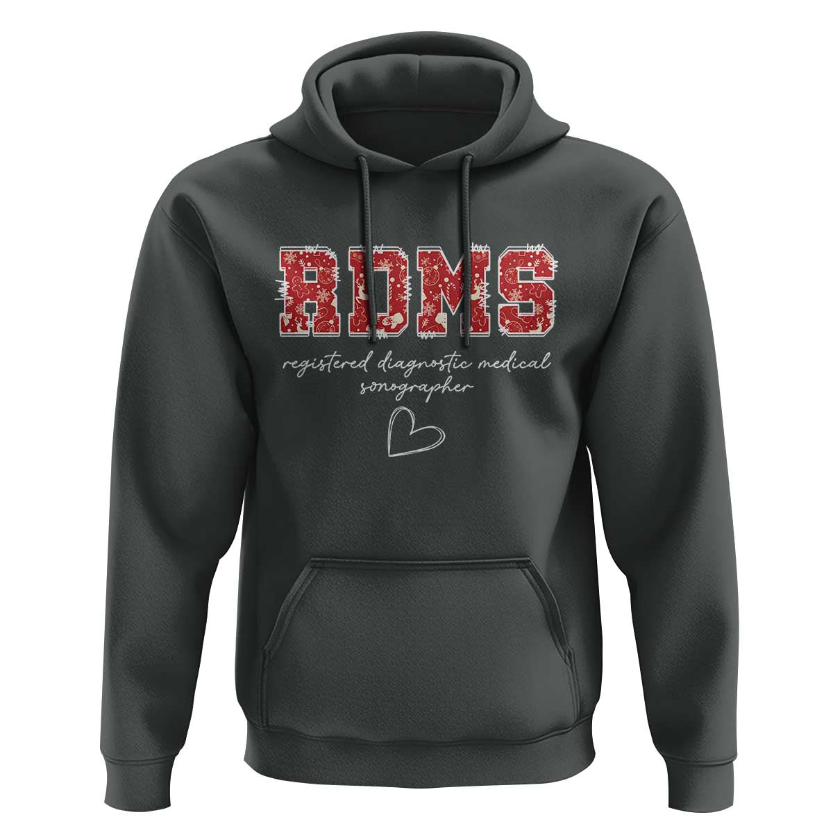 Christmas Sonographer Hoodie RDMS Ultrasound Tech Technologist Gift - Wonder Print Shop