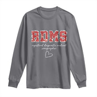 Christmas Sonographer Long Sleeve Shirt RDMS Ultrasound Tech Technologist Gift - Wonder Print Shop