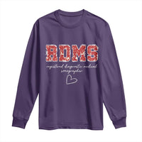 Christmas Sonographer Long Sleeve Shirt RDMS Ultrasound Tech Technologist Gift - Wonder Print Shop