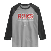 Christmas Sonographer Raglan Shirt RDMS Ultrasound Tech Technologist Gift - Wonder Print Shop