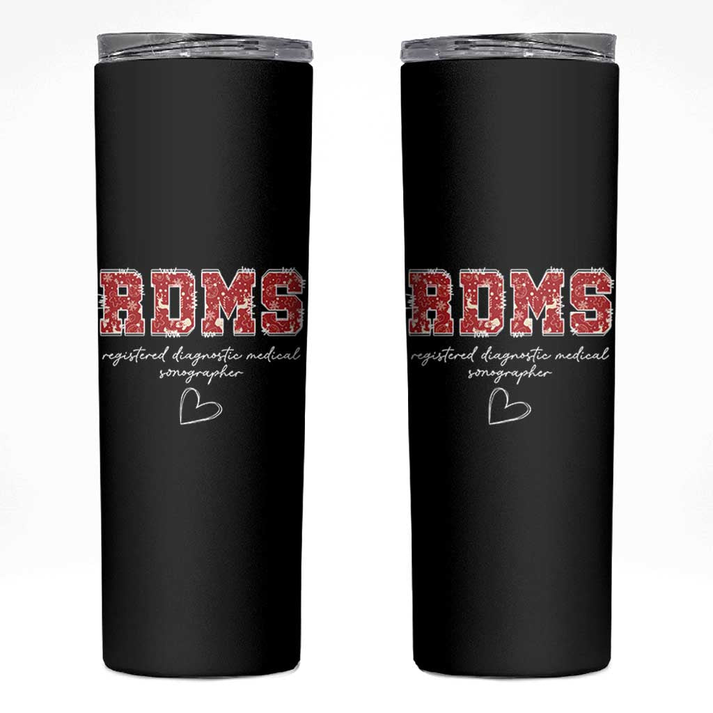 Christmas Sonographer Skinny Tumbler RDMS Ultrasound Tech Technologist Gift - Wonder Print Shop
