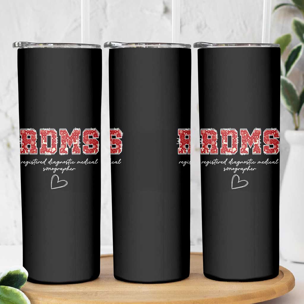 Christmas Sonographer Skinny Tumbler RDMS Ultrasound Tech Technologist Gift - Wonder Print Shop
