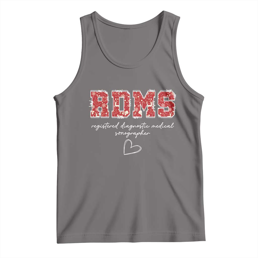 Christmas Sonographer Tank Top RDMS Ultrasound Tech Technologist Gift - Wonder Print Shop