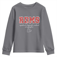 Christmas Sonographer Youth Sweatshirt RDMS Ultrasound Tech Technologist Gift - Wonder Print Shop