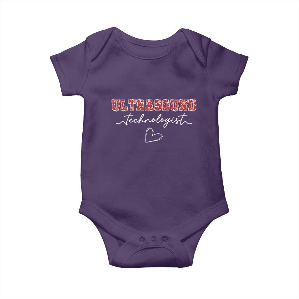 Ultrasound Tech Christmas Baby Onesie Technologist Gift Sonographer Sonography Student - Wonder Print Shop