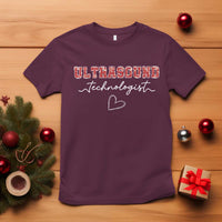 Ultrasound Tech Christmas T Shirt Technologist Gift Sonographer Sonography Student - Wonder Print Shop