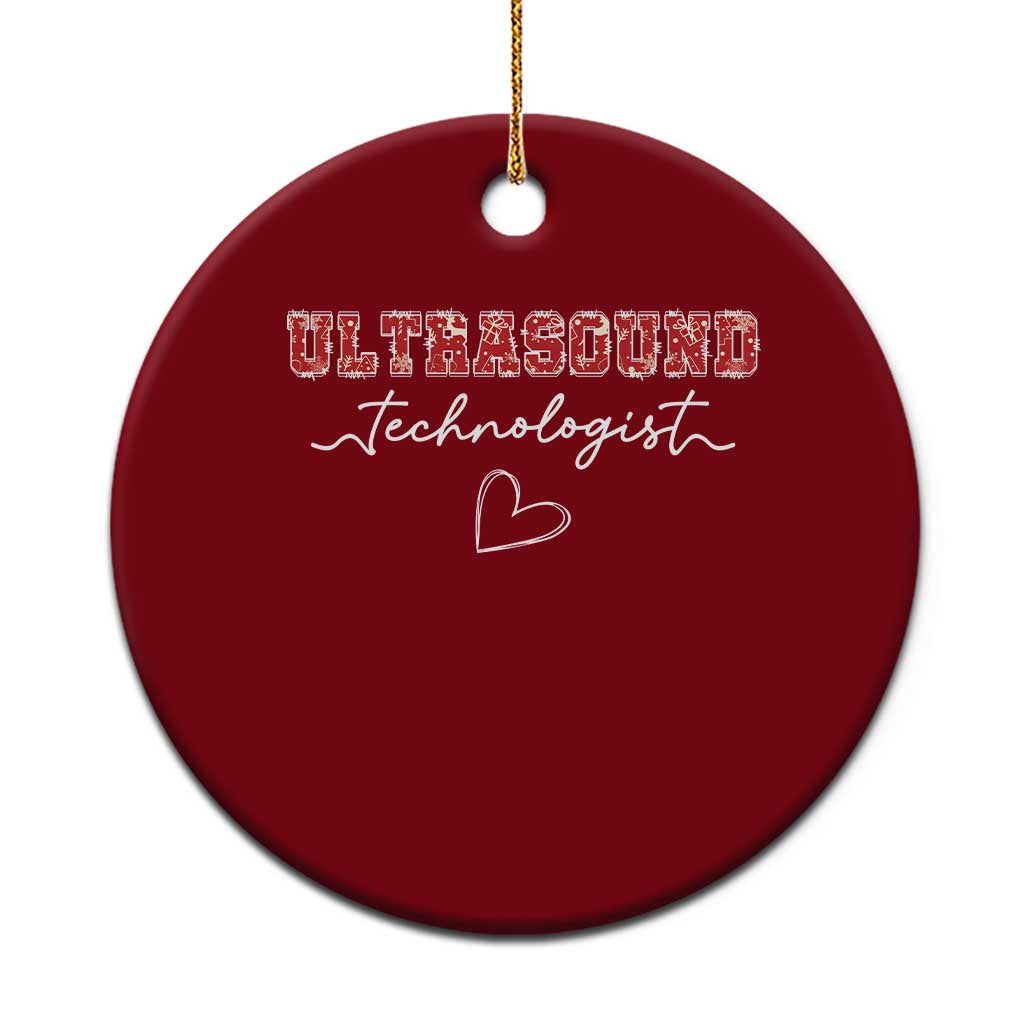 Ultrasound Tech Christmas Ceramic Ornament Technologist Gift Sonographer Sonography Student - Wonder Print Shop