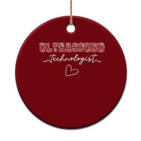 Ultrasound Tech Christmas Ceramic Ornament Technologist Gift Sonographer Sonography Student - Wonder Print Shop