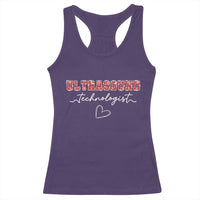 Ultrasound Tech Christmas Racerback Tank Top Technologist Gift Sonographer Sonography Student - Wonder Print Shop