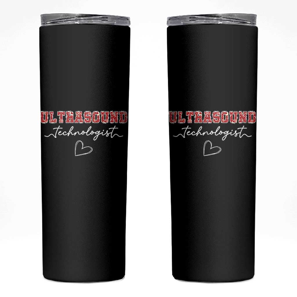 Ultrasound Tech Christmas Skinny Tumbler Technologist Gift Sonographer Sonography Student - Wonder Print Shop
