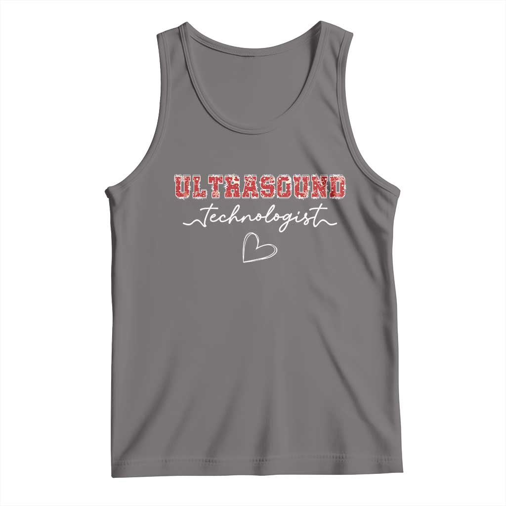 Ultrasound Tech Christmas Tank Top Technologist Gift Sonographer Sonography Student - Wonder Print Shop